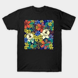 vintage floral pattern T-Shirt